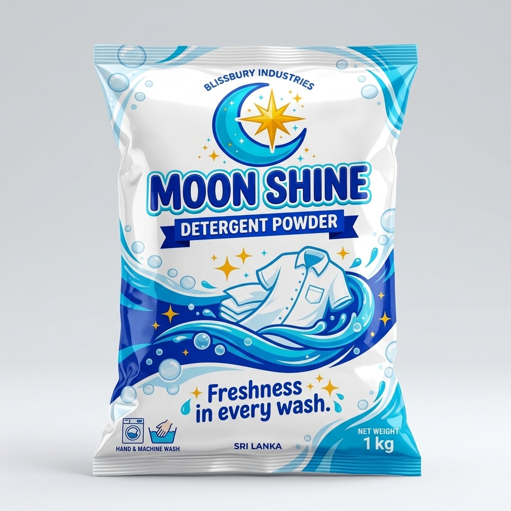 Moon shine Detergent Powder
