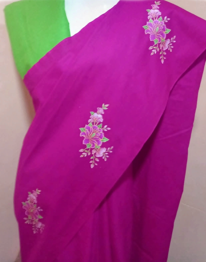 බතික් සාරී , ස්ක්‍රින් පින්ටීන්